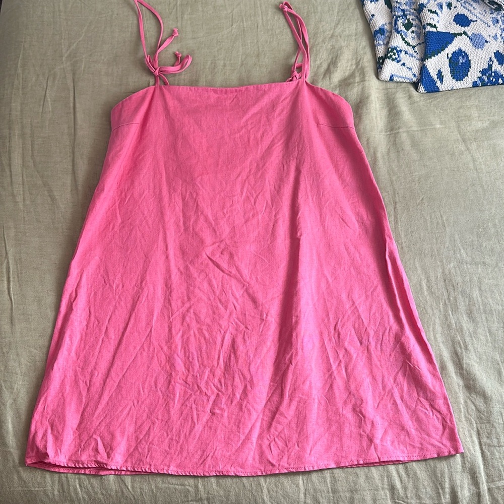 Reformation Aubree Linen Dress